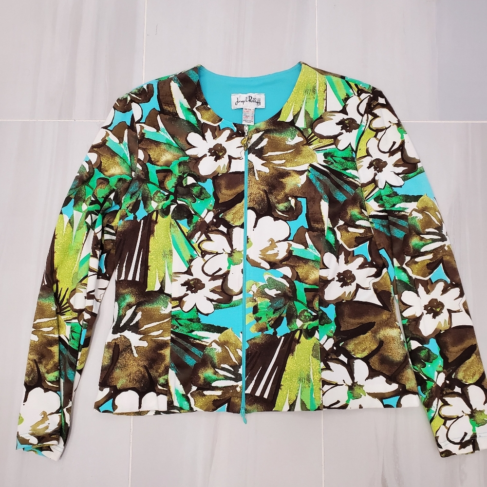 Joseph Ribkoff Dressy Longsleeved Jacket Sz 16 EUC